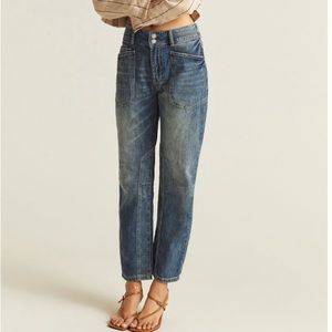 Anthropologie Wanderer Relaxed Jeans by Pilcro size 33 Tall
